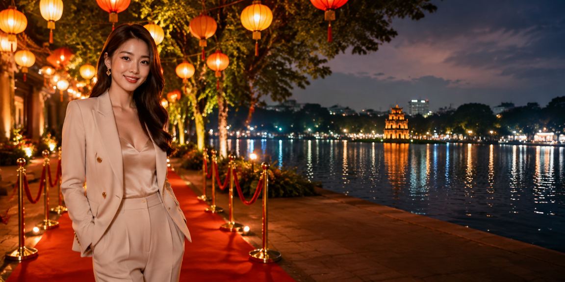 Người dùng Hà Nội theo dõi kèo bóng đá hh3tq tại chợ đêm phố cổ