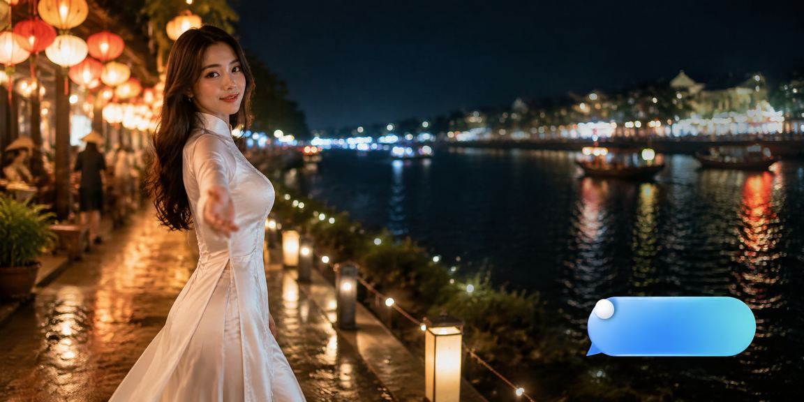 Cảnh chợ đêm Mekong – người dùng kiểm tra tài khoản hh3tq trên điện thoại